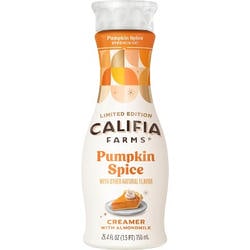 Califia Farms Pumpkin Spice Almond Milk Coffee Creamer