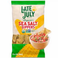 Late July Organic Sea Salt Dippers Tortilla Chips - 7.4oz