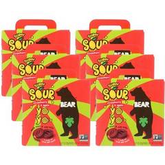 BEAR Fruit Snacks Fruit Rolls, Sour Strawberry