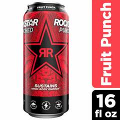 Rockstar Punched Fruit Punch Energy Drink Can
