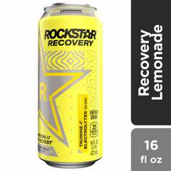 Rockstar Recovery Lemonade Energy Drink 16 fl oz