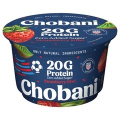 Chobani 20g Protein Zero Sugar Added Greek Yogurt - Strawberry Kiwi 6.7 oz