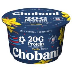 Chobani 20g Protein Zero Sugar Added Greek Yogurt - Vanilla 6.7 oz