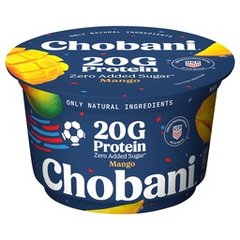 Chobani 20g Protein Zero Sugar Added Greek Yogurt - Mango 6.7 oz