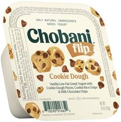 Chobani Flip Low Fat Cookie Dough Greek Yogurt 4.5 oz 4.5 oz