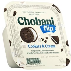 Chobani Flip Low-fat Cookies & Cream Greek Yogurt 4.5 oz