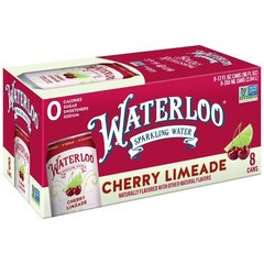 Waterloo Cherry Limeade Sparkling Water - 8pk 12 fl oz Cans