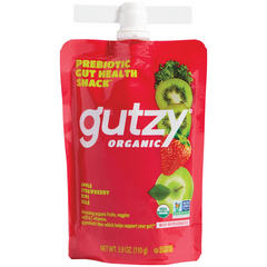 Gutzy Organic Prebiotic Snack - Apple Strawberry Kiwi & Kale, 3.9 oz