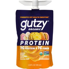 Gutzy Organic Prebiotic Protein Snack - Tropical Blend, 3.38 fl oz