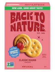 Back to Nature Crackers Classic Round - 6.5oz