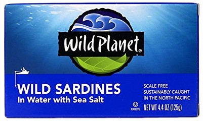 Wild Planet Wild Sardines in Water with Sea Salt 4.4 oz