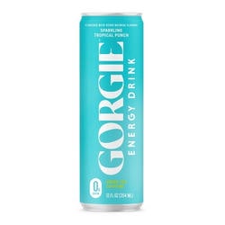 Gorgie Sparkling Energy Drink Tropical Punch Can