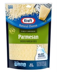 Kraft Parmesan Finely Shredded Cheese 6 oz Bag 6 oz