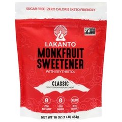 Lakanto Classic Monkfruit Sweetener with Erythritol 16 oz 16 oz Pouch