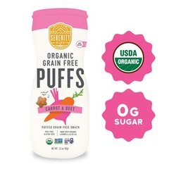 Serenity Kids Grain Free Puffs Carrot & Beet 1.5 oz 1.5 oz