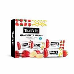 That's It Gluten Free No Sugar Added Strawberry/Banana Mini Bars 10 ct