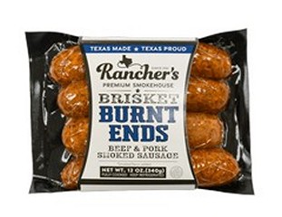 Rancher's Premium Smokehouse Brisket Burnt Ends Sausage Links