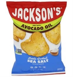 Jackson's Kettle Cooked Sea Salt Potato Chips 5 oz 5 oz Bag