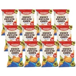 Jackson's Kettle Cooked Wavy Cut Sea Salt Sweet Potato Chips 5 oz 5 oz Bag