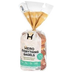 Hero Everything Bagels 5 Each 13.2 oz