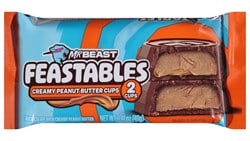 Feastables Mr Beast Creamy Peanut Butter Cups, 2 oz