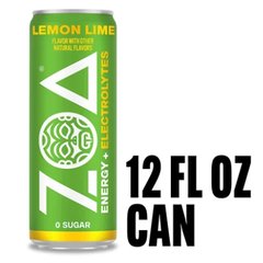 Zoa Lemon Lime Zero Sugar 12 oz