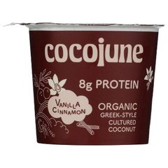 Cocojune 8g Protein Organic Coconut Yogurt - Vanilla Cinnamon 5 oz