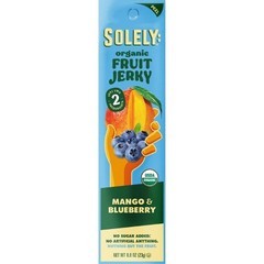 Solely Organic Mango & Blueberry Fruit Jerky 0.8 oz 0.8 oz