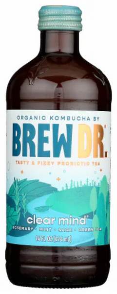 Brew Dr. Kombucha Organic Clear Mind