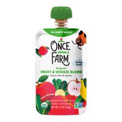 Once Upon a Farm Organic Baby Food Green Kale & Apples Pouch