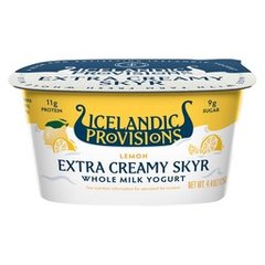 Icelandic Provisions 11g Protein Extra Creamy Skyr - Lemon 4.4 oz