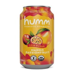 Humm Mango Passionfruit Probiotic Kombucha Can