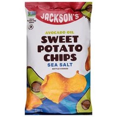 Jackson's Avocado Oil Sweet Kettle Cooked Sea Salt Potato Chips 5 oz 5 oz Bag