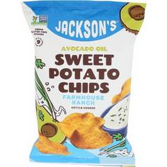 Jackson Farmhouse Ranch Sweet Potato Chips with Avocado Oil 5 oz Bag
