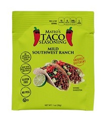 Mateo's Mild Southwest Ranch Taco Seasoning, 1 oz