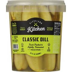 Cleveland Kitchen Classic Dill Pickle Spears - 32oz