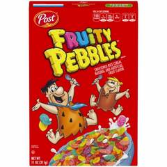 Post Fruity Pebbles Breakfast Cereal 11 oz
