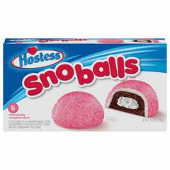 Hostess Sno Balls Coconut & Marshmellow Covered Chocolate Cake 6 Count