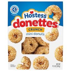 Hostess Donettes Crunch Mini Donuts 9.5 oz Bag 9.5 oz