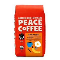 Peace Coffee Birchwodd Breakfast Blend Ground Coffee 12 oz