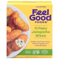 Feel Good Foods Gluten Free Crispy Jalapeño Bites, 8 oz
