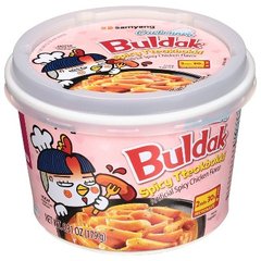 Samyang Buldak Carbonara Spicy Tteokbokki Rice Cakes, 6.31 oz
